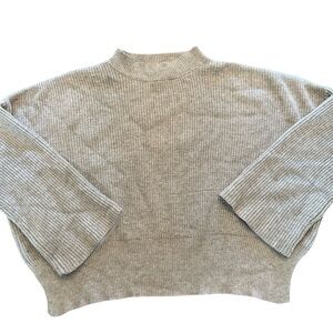 🔴 SINCERELY JULES OVERSIZED GRAY CROPPED SWEATER
